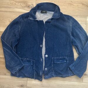 Cividini Knited Distressed Car Coat M